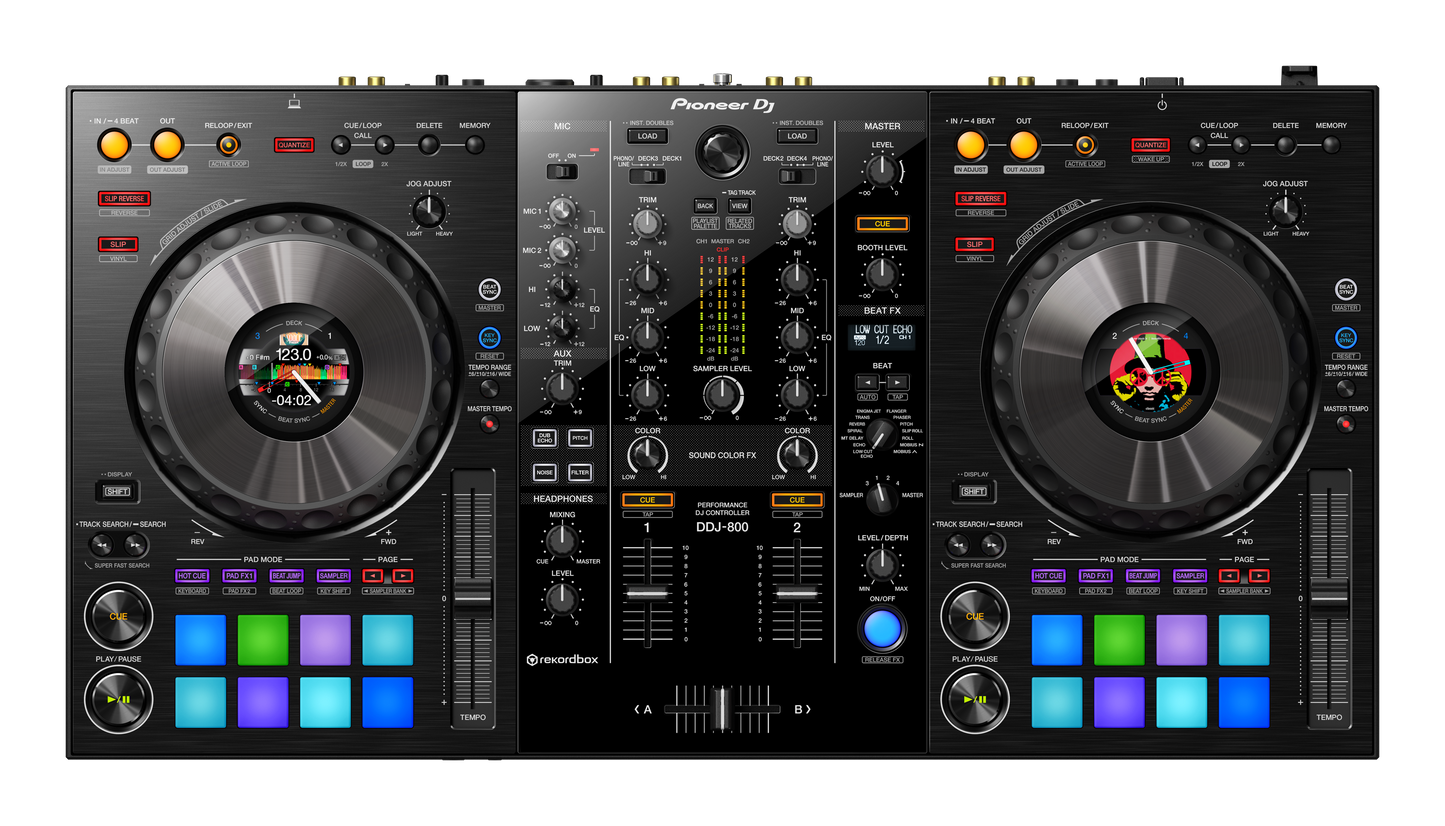 Pioneer DJ DDJ-800 2-deck Rekordbox DJ Controller