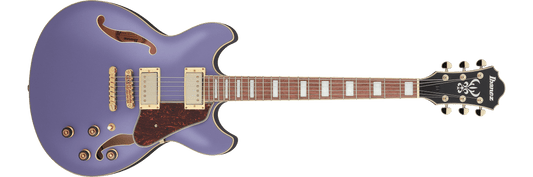 Ibanez Artcore AS73G Semi-hollow Electric Guitar - Metallic Purple Flat