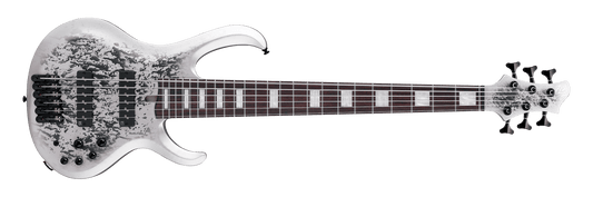 Ibanez 25th-anniversary BTB Standard 6-string Electric Bass Guitar - Silver Blizzard Matte