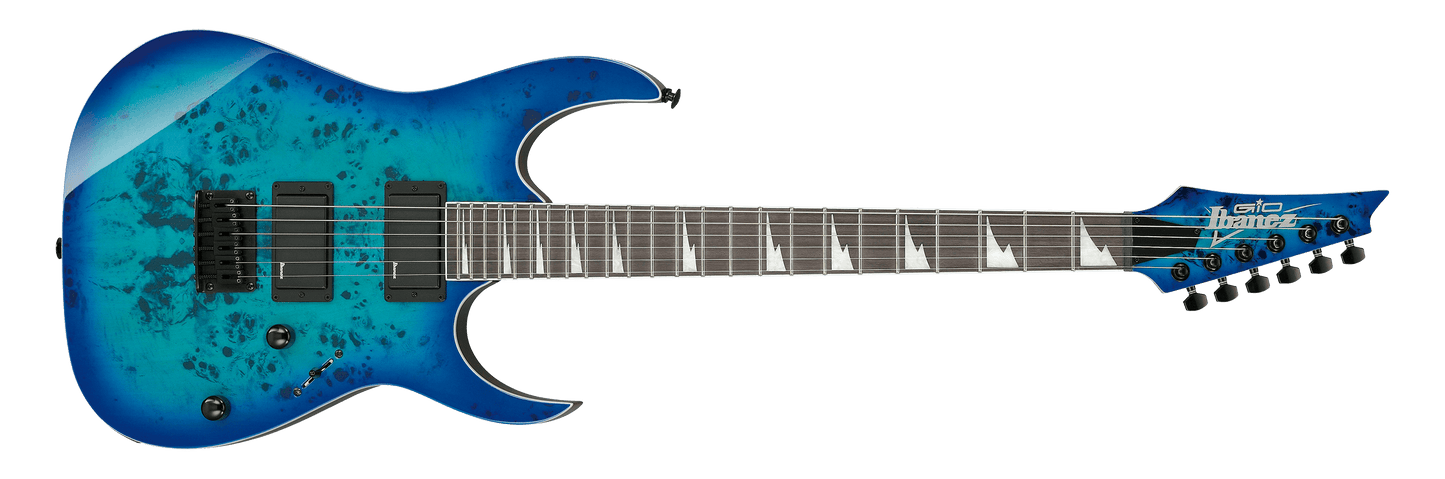Ibanez GIO GRGR221PA Electric Guitar - Aqua Burst