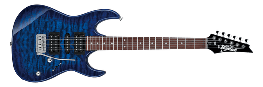 Ibanez Gio GRX70QA Electric Guitar - Transparent Blue Burst