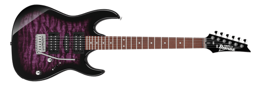 Ibanez Gio GRX70QA Electric Guitar - Transparent Violet Sunburst