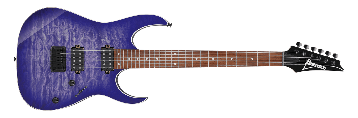 Guitarra eléctrica Ibanez RG421QM - Cerulean Blue Burst