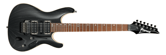 Ibanez S570AH - Silver Wave Black Electric Guitar