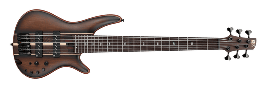 Ibanez Premium SR1356B 6-string Bass Guitar - Dual Mocha Burst Flat