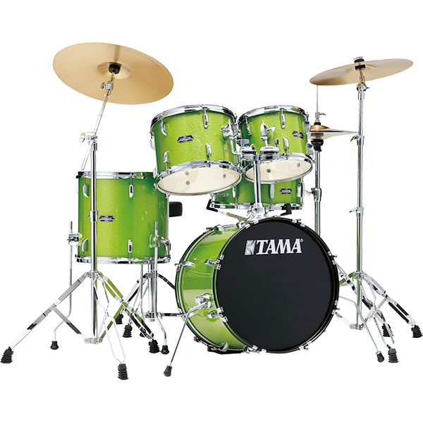 Batería completa Tama Stagestar de 5 piezas - Verde lima brillante