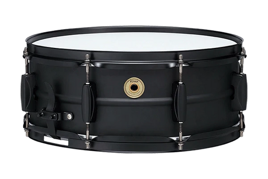 Tama Steel Snare Drum - 5.5 x 14 inch - Black/Black