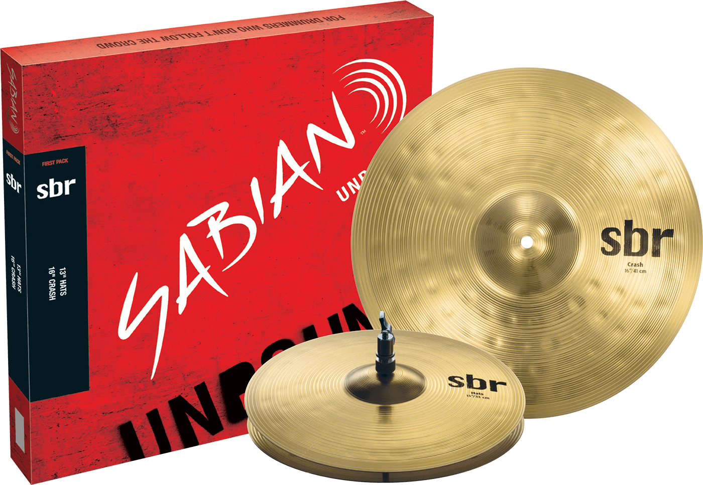 Sabian SBR First Cymbal Set - 13/16 inch