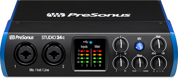 PreSonus Studio 24c USB-C Audio Interface