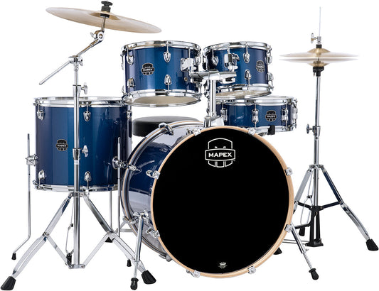 Batería completa Mapex Venus Rock de 5 piezas - Azul cielo brillante