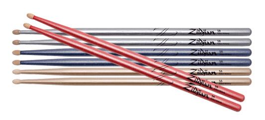 Zildjian 5A Limited Edition Value Pack Chroma Series, 4 For 3 Drumsticks