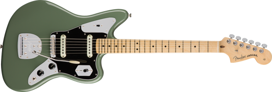 Fender American Pro Jaguar, Maple Fingerboard, Antique Olive