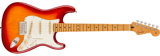 Fender Player II Stratocaster Electric Guitar - Aged Cherry Burst with Maple Fingerboard