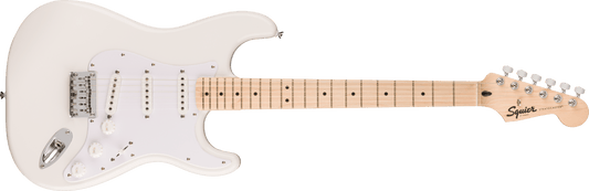 Squier Sonic Stratocaster HT, Maple Fingerboard, White Pickguard, Arctic White