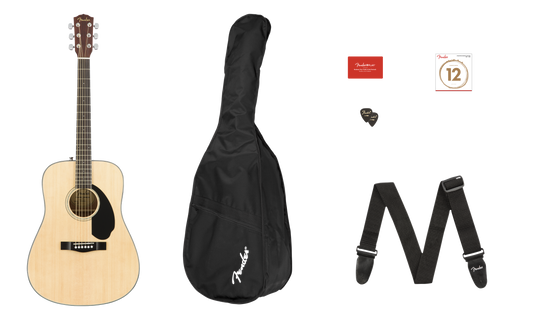 Fender CD-60S Dreadnought Pack V2, Natural
