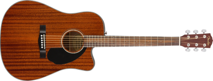 Fender CD-60SCE Dreadnought, Walnut Fingerboard, All-Mahogany