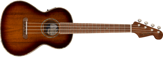 Fender Montecito Tenor Ukulele, Walnut Fingerboard, Shaded Edge Burst