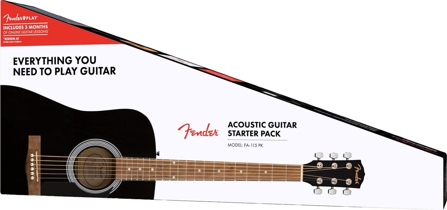 Fender FA-115 Dreadnought Pack, Natural, Walnut Fingerboard