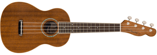 Fender Zuma Concert Ukulele, Walnut Fingerboard, Natural