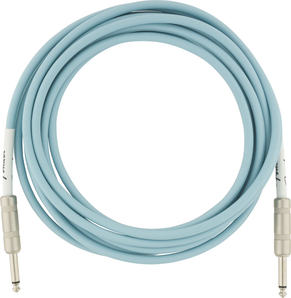 Fender Original Series Instrument Cable, 15', Daphne Blue