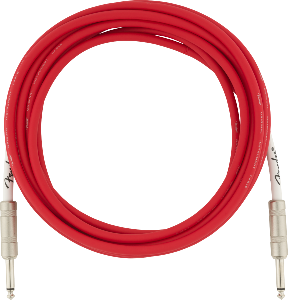 Cable de instrumento Fender Original Series, 15', Fiesta Red