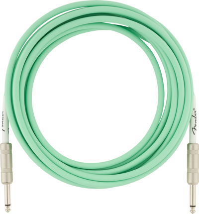 Fender Original Series Instrument Cable, 15', Surf Green