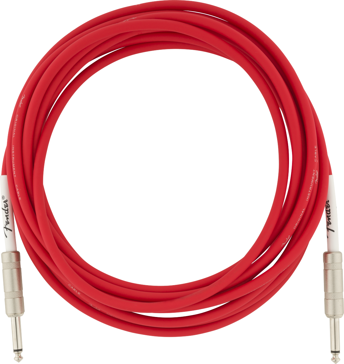 Fender Original Series Instrument Cable, 18.6', Fiesta Red