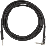 Fender Professional Series Instrument Cable, Straight-Angle, 10', Black