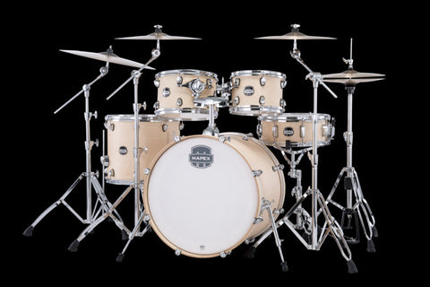 Mapex Mars Maple Series 5-Piece Rock Drum Shell Pack Natural Satin MM529SFNW