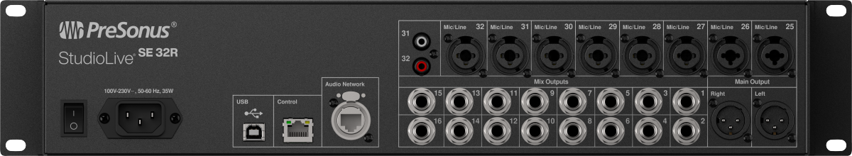 StudioLive SE 32R Digital Rack Mixer