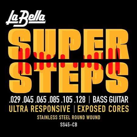 La Bella SS45-CB Super Steps, 6-String - Standard 29-128