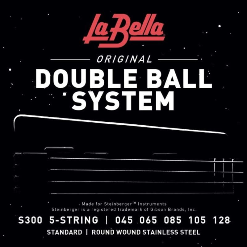 La Bella S300 Double Ball 5-String Bass - 45-128