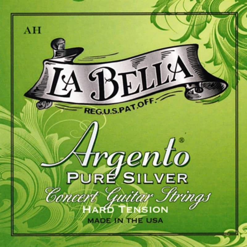 La Bella AH Argento Pure Silver - Hard Tension