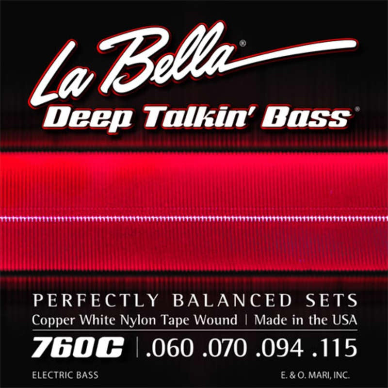 La Bella 760C Copper White Nylon Tape - Standard 60-115