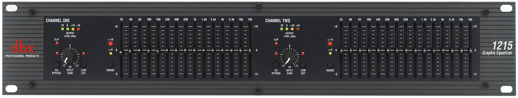 dbx 1215 Dual 15-band Graphic Equalizer