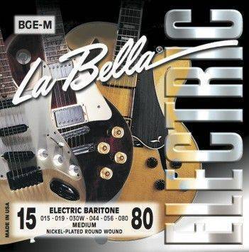 La Bella BGE-M Electric Baritone Guitar Strings - Medium