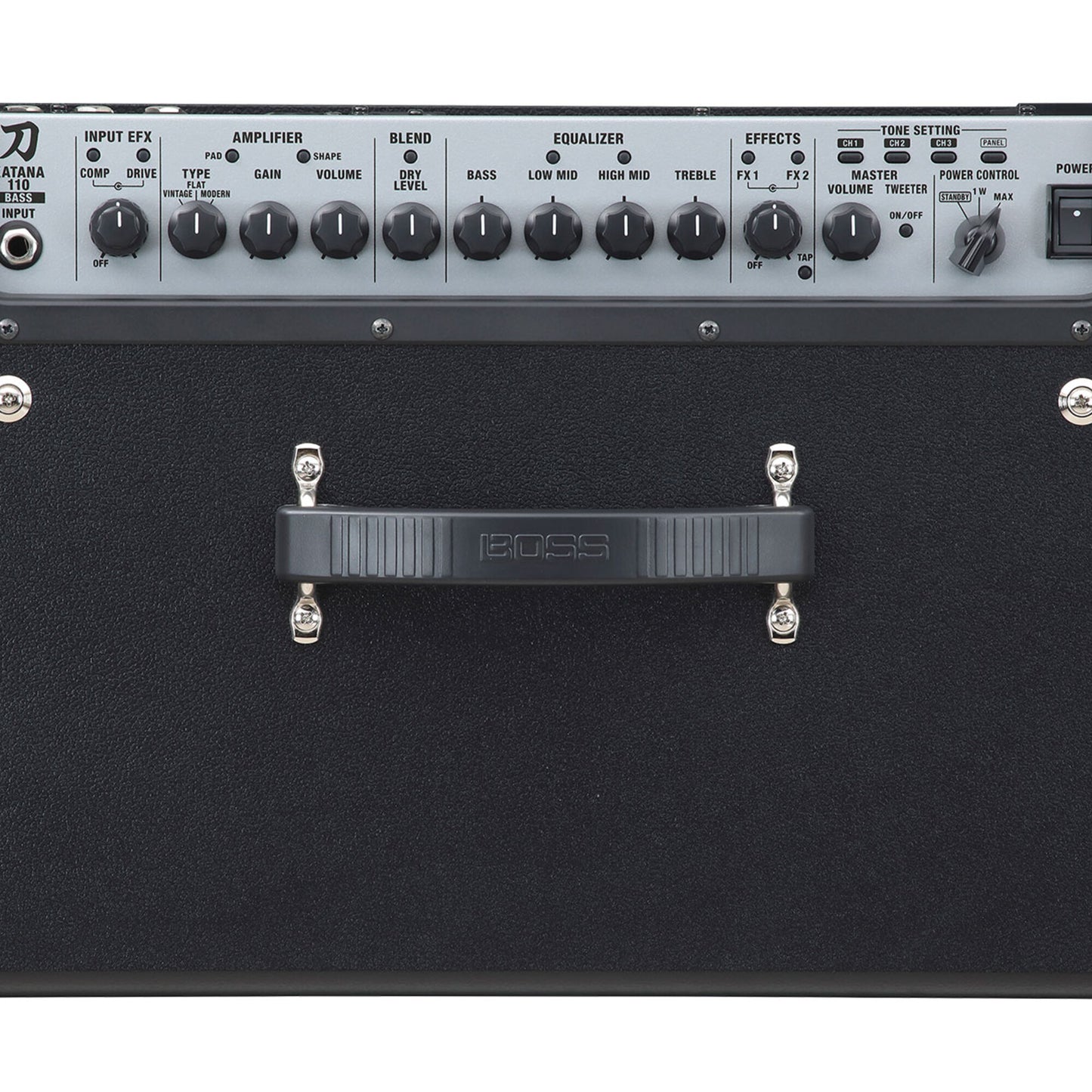 Boss Katana-110 Bass 110W 1x10 Combo Amp - Panel Controls