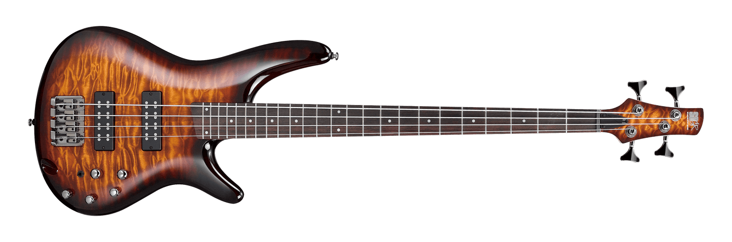 Ibanez Standard SR400EQM 4-String Bass Guitar - Dragon Eye Burst