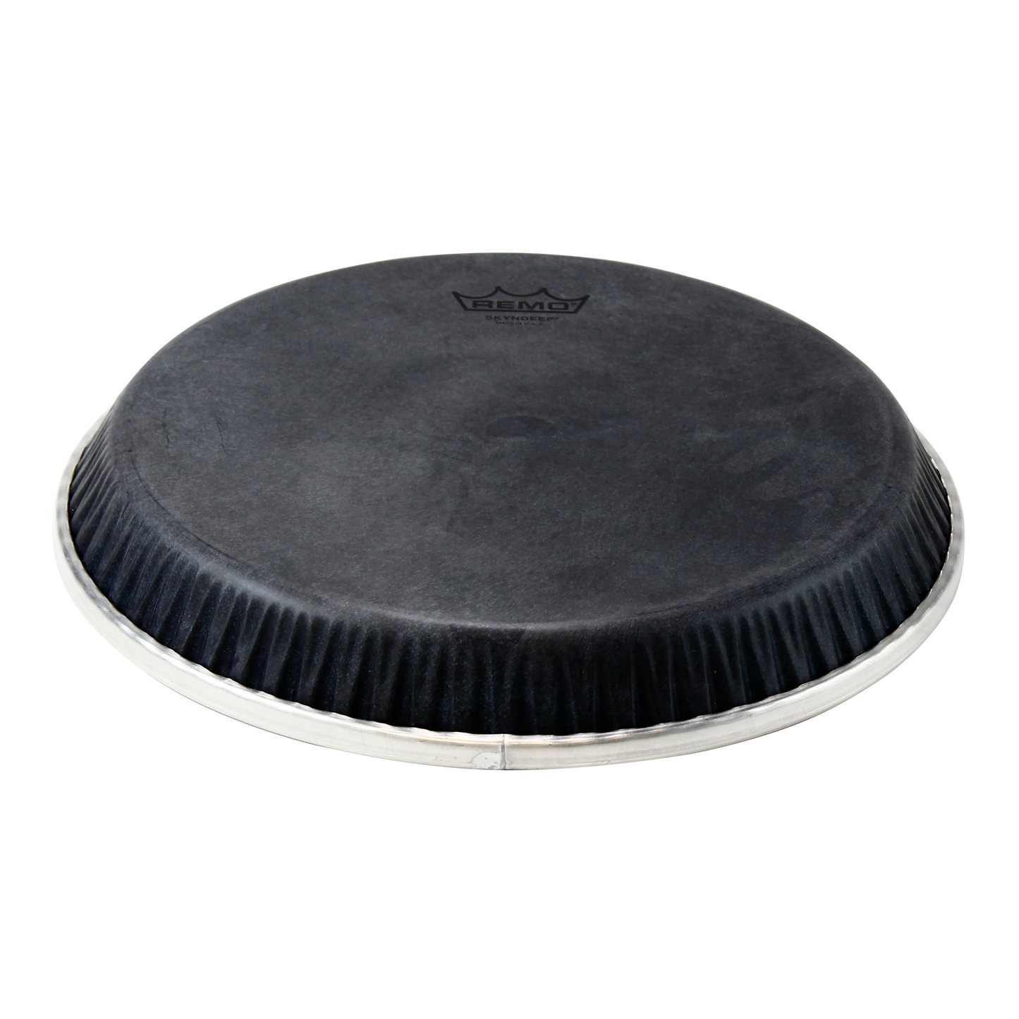 Remo Conga Drumhead, Symmetry, 9.75" D3, Skyndeep, 'Black Calfskin' Graphic
