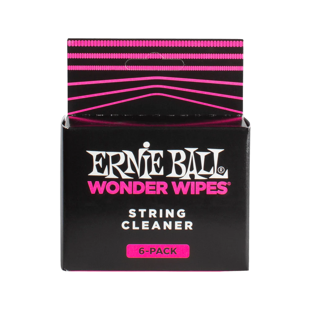 Ernie Ball Wonder Wipes String Cleaner 6-pack