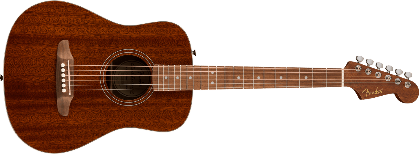Fender California Standard Redondo Mini with Bag, Sapele Top, Natural Sapele