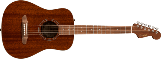 Fender  California Standard Redondo Mini with Bag, Sapele Top, Natural Sapele