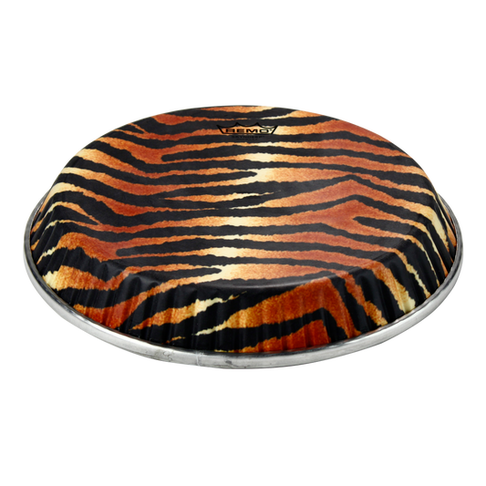 Remo Conga Drumhead, Symmetry, 11.75" D2, Skyndeep, 'Tiger Stripe' Graphic