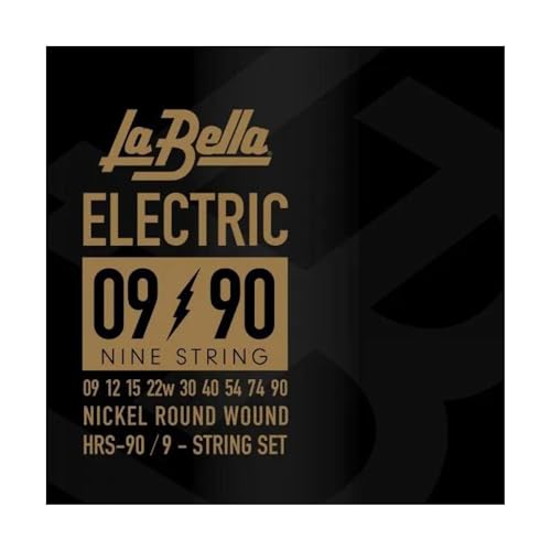 La Bella HRS-90 9-String Electric Guitar 9-90