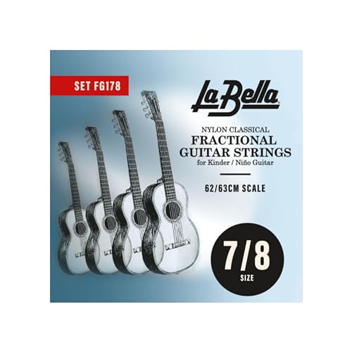 La Bella FG178 Classical Fractional Guitar - 7/8 Size