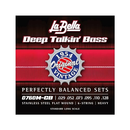 La Bella 0760M-CB Deep Talkin' Bass, 1954 Originals, 6-String