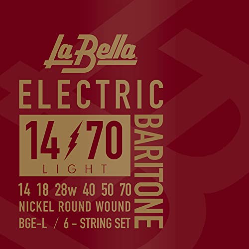 La Bella BGE-L Electric Baritone Guitar Strings - Light