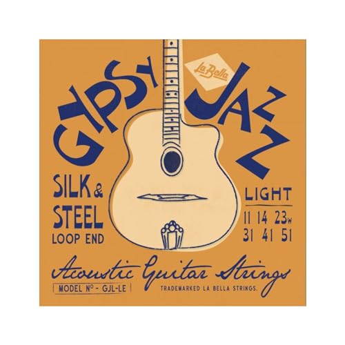 La Bella GJL-LE Gypsy Jazz Silk & Steel - Light, Loop-Ends