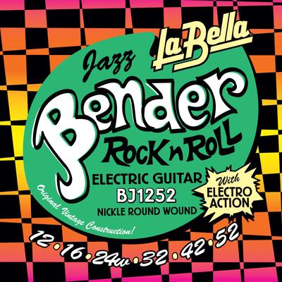 La Bella BJ1252 Jazz Bender Electric Guitar with wound 3rd 12-52