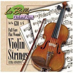 La Bella 630-4/4 Violin, Flat Wound 4/4 Scale